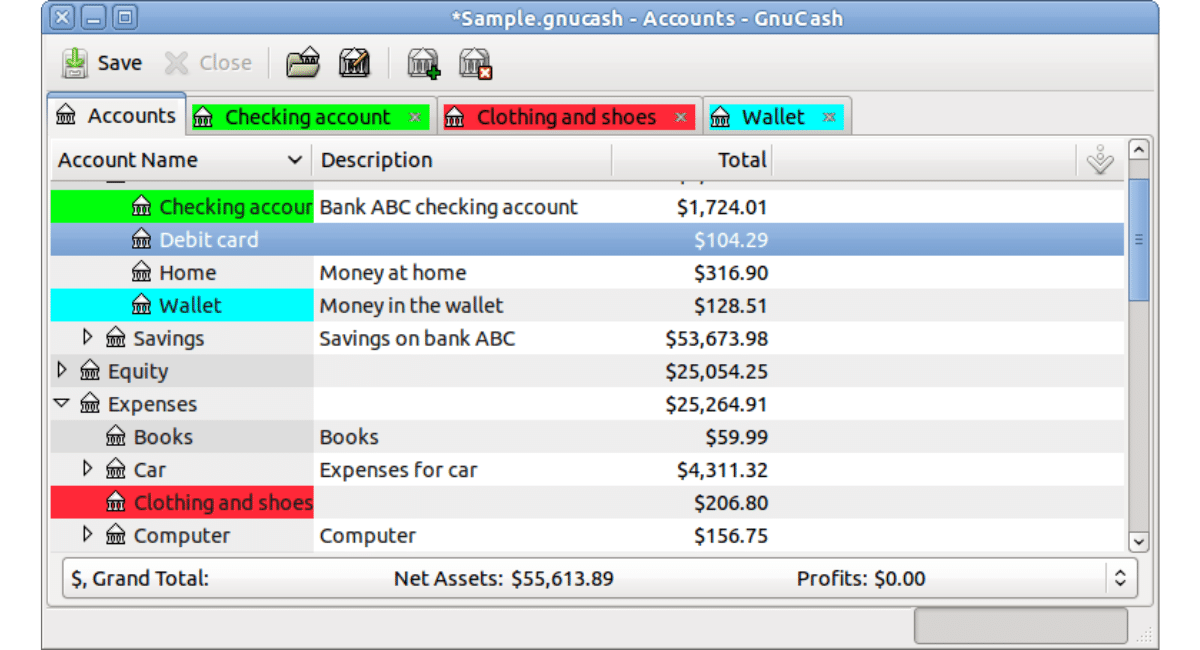 Aplikasi Accounting Gnucash