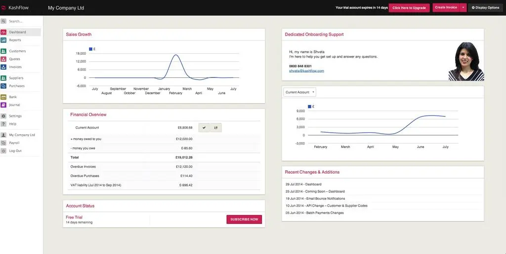 kashflow accounting